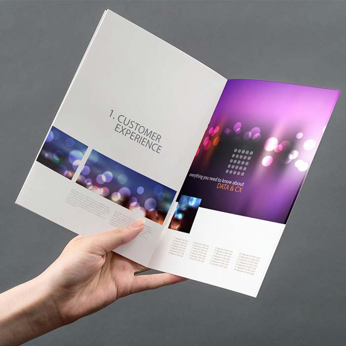Stapled booklet